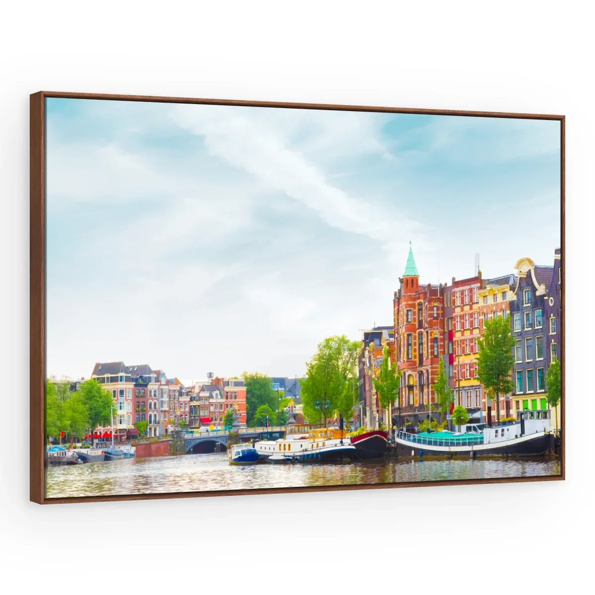 Quadro Decorativo Canvas Amsterdã Colorida - CI0161