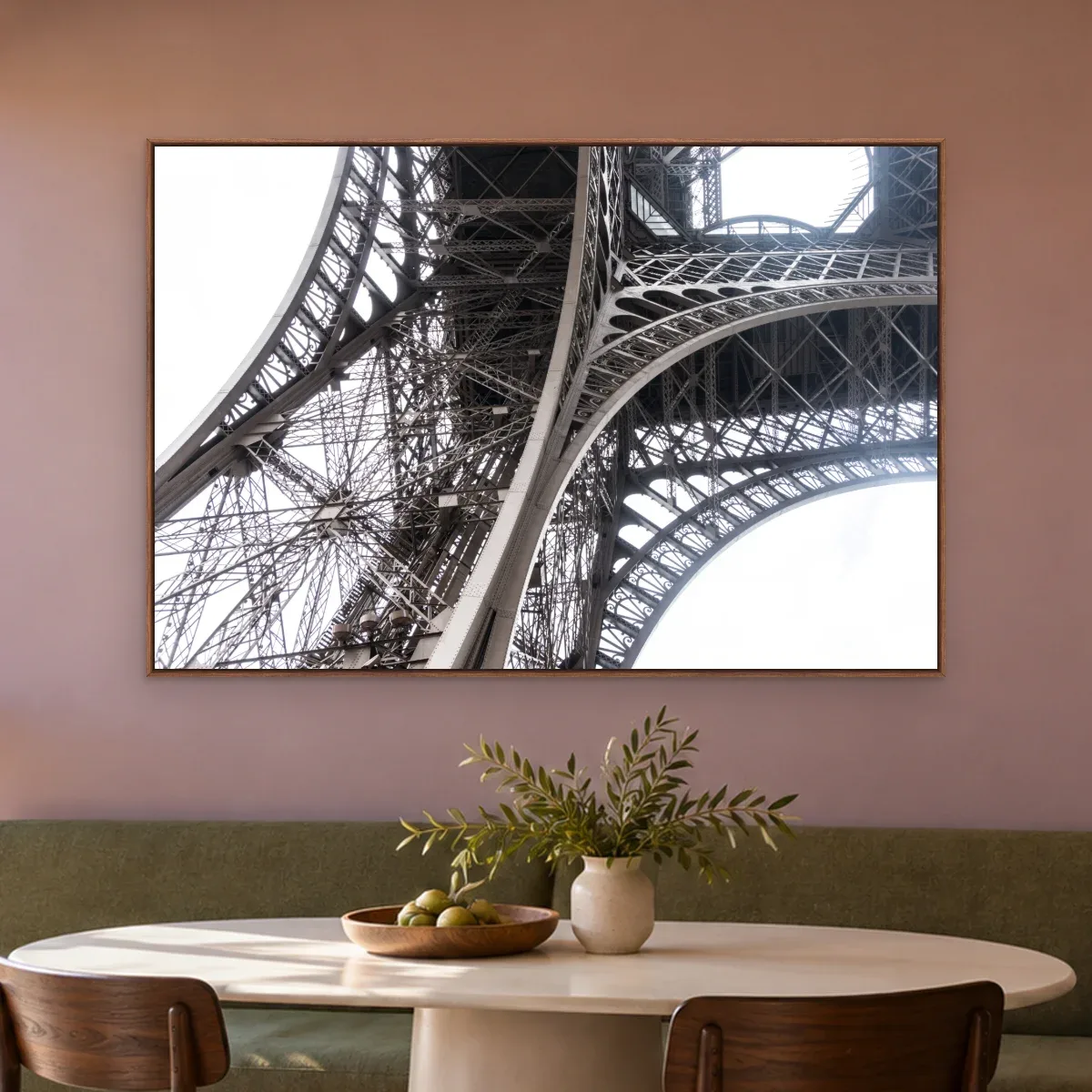 Quadro Decorativo Canvas Eiffel Detalhada - CI0167