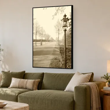 Quadro Decorativo Canvas Alameda Sépia - CI0168