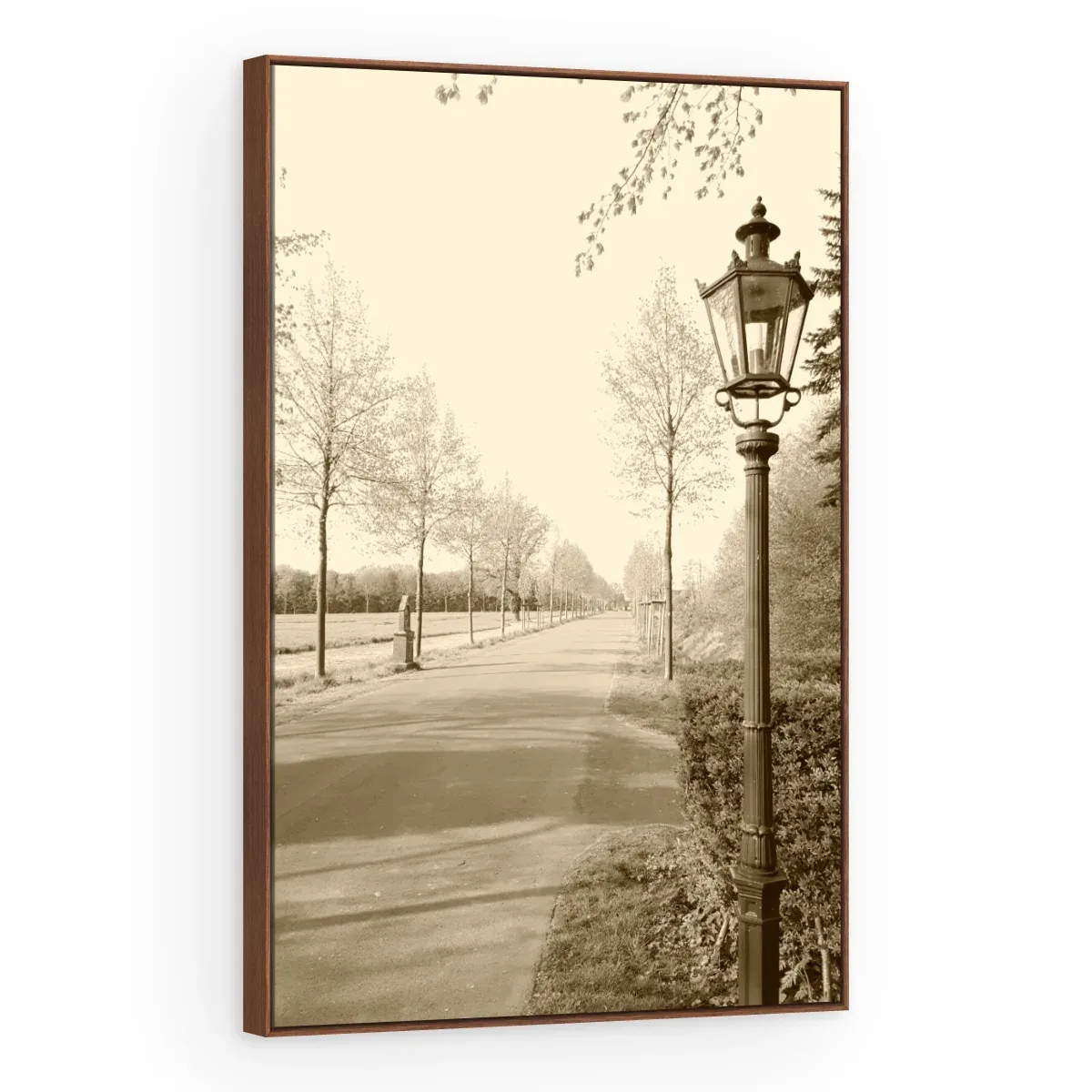 Quadro Decorativo Canvas Alameda Sépia - CI0168