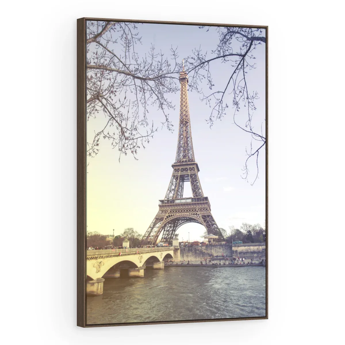 Quadro Decorativo Canvas Eiffel Suave - CI0171