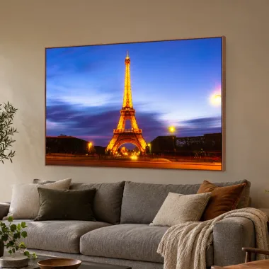 Quadro Decorativo Canvas Eiffel Noturna - CI0172