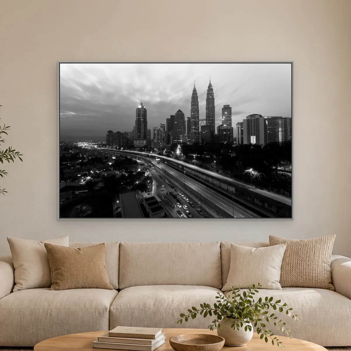 Quadro Decorativo Canvas Kuala Lumpur - CI0175