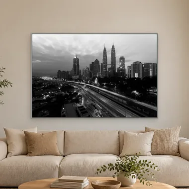Quadro Decorativo Canvas Kuala Lumpur - CI0175