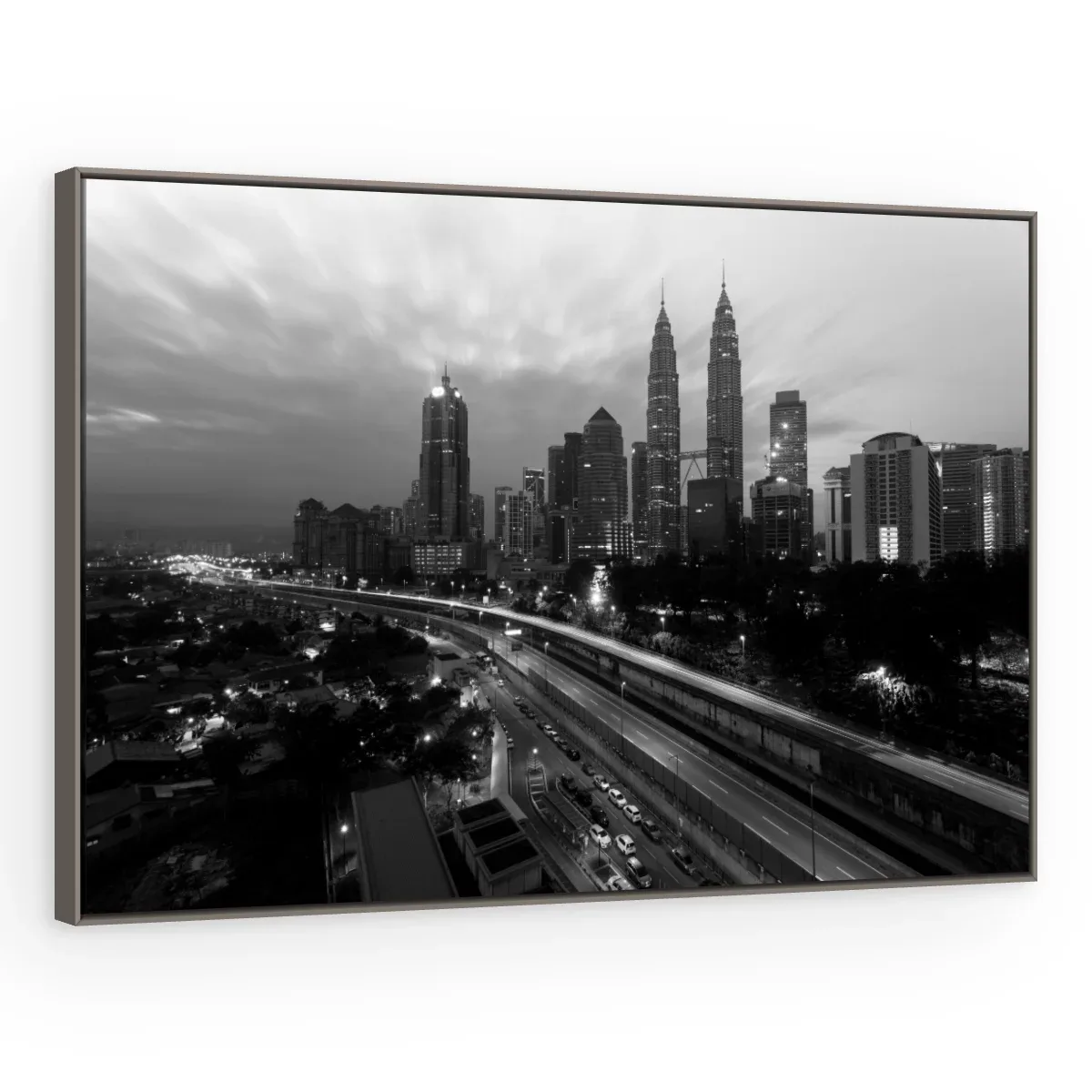 Quadro Decorativo Canvas Kuala Lumpur - CI0175