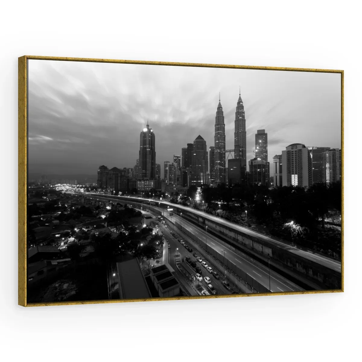 Quadro Decorativo Canvas Kuala Lumpur - CI0175