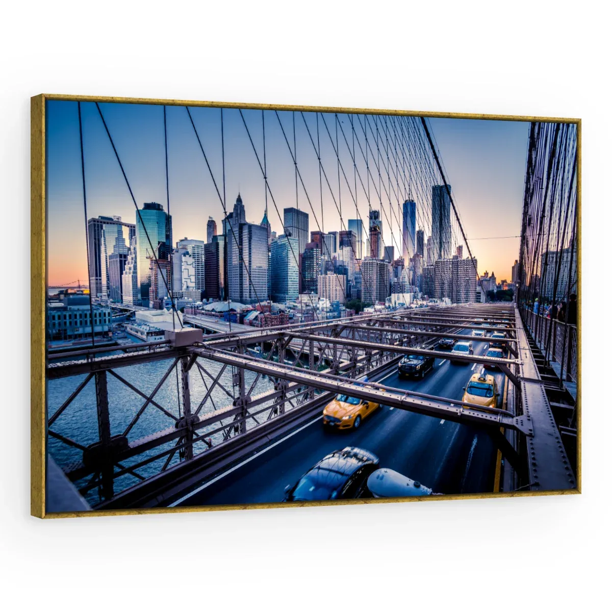 Quadro Decorativo Canvas Brooklyn Movimentada - CI0179