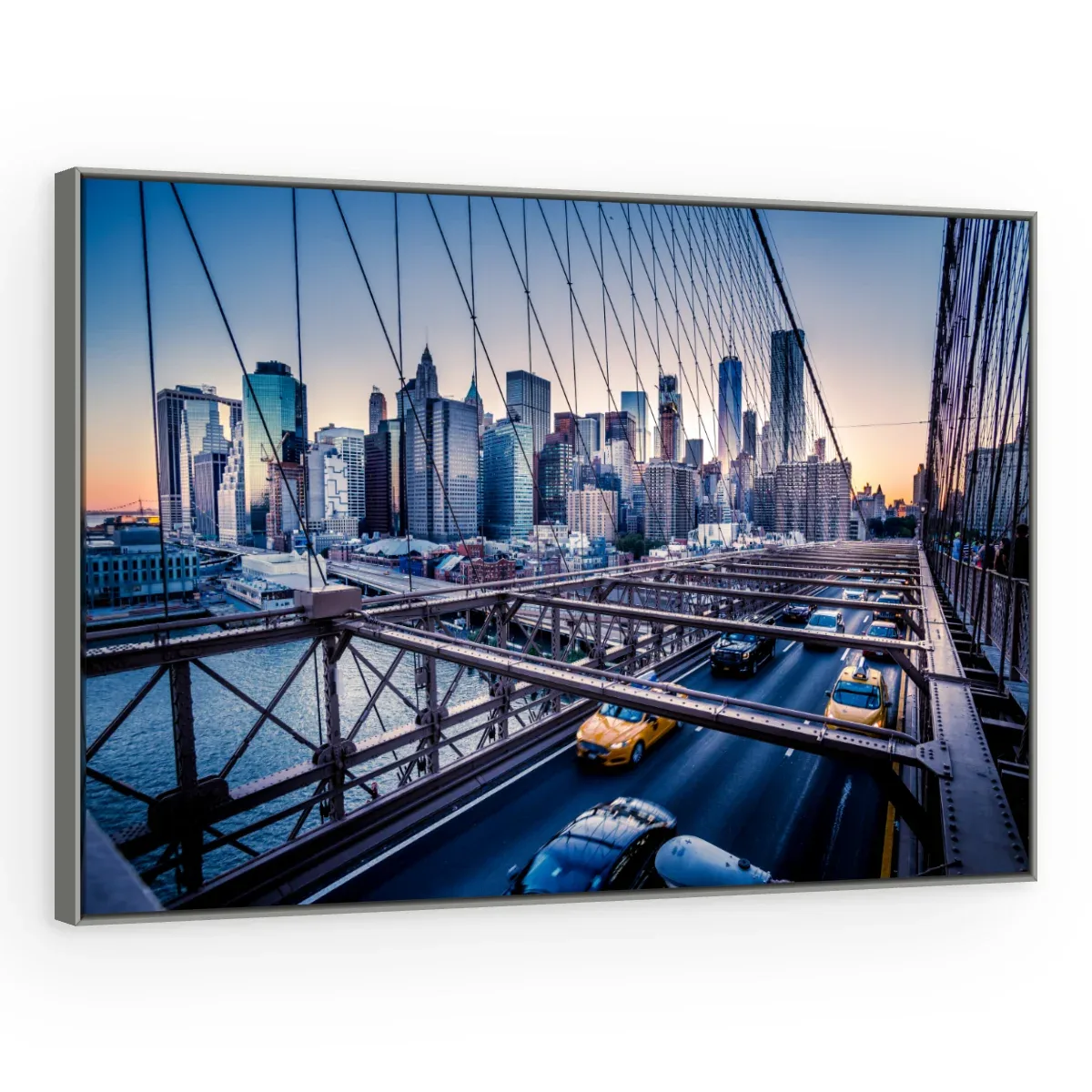 Quadro Decorativo Canvas Brooklyn Movimentada - CI0179