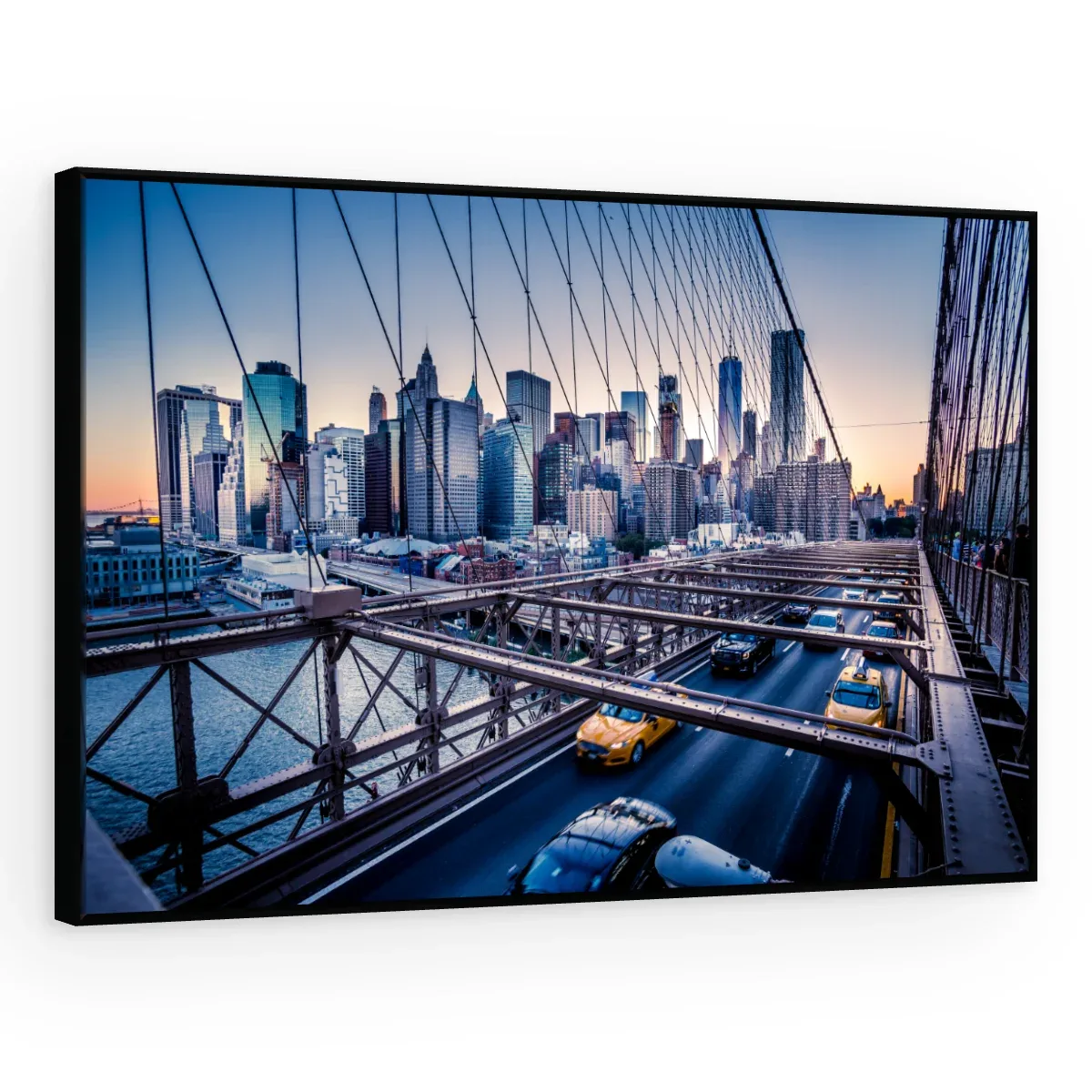 Quadro Decorativo Canvas Brooklyn Movimentada - CI0179