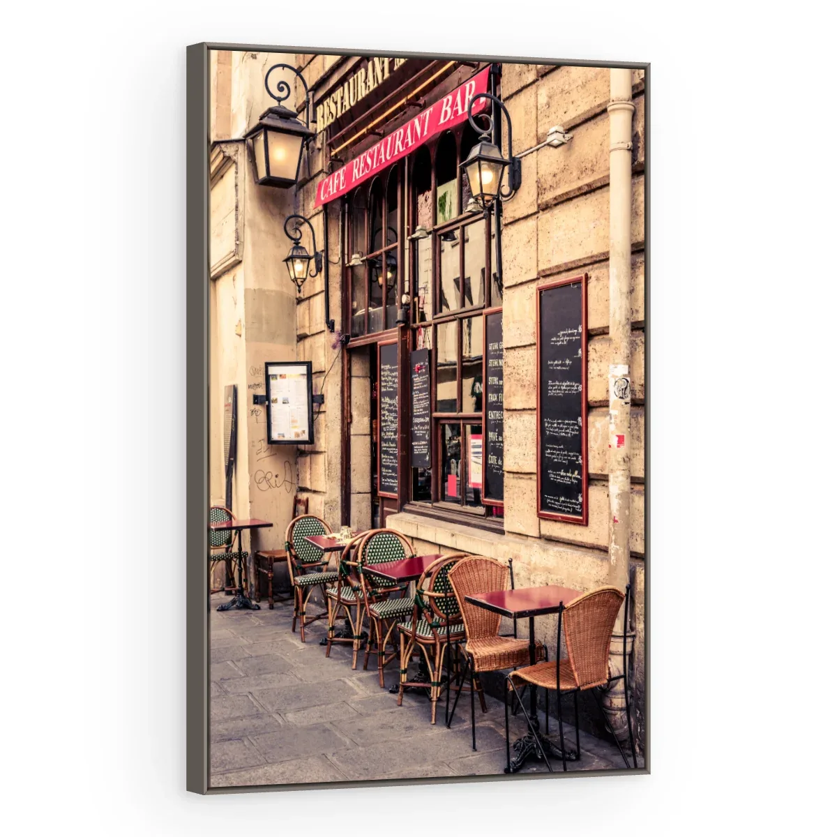 Quadro Decorativo Canvas Bistrô Parisiense - CI0185