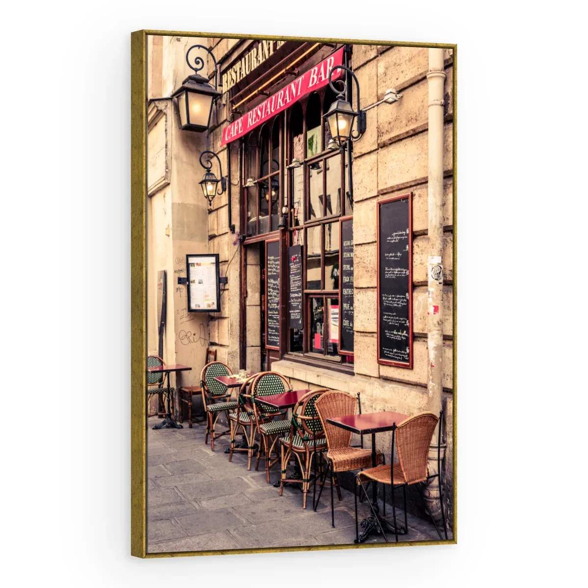 Quadro Decorativo Canvas Bistrô Parisiense - CI0185