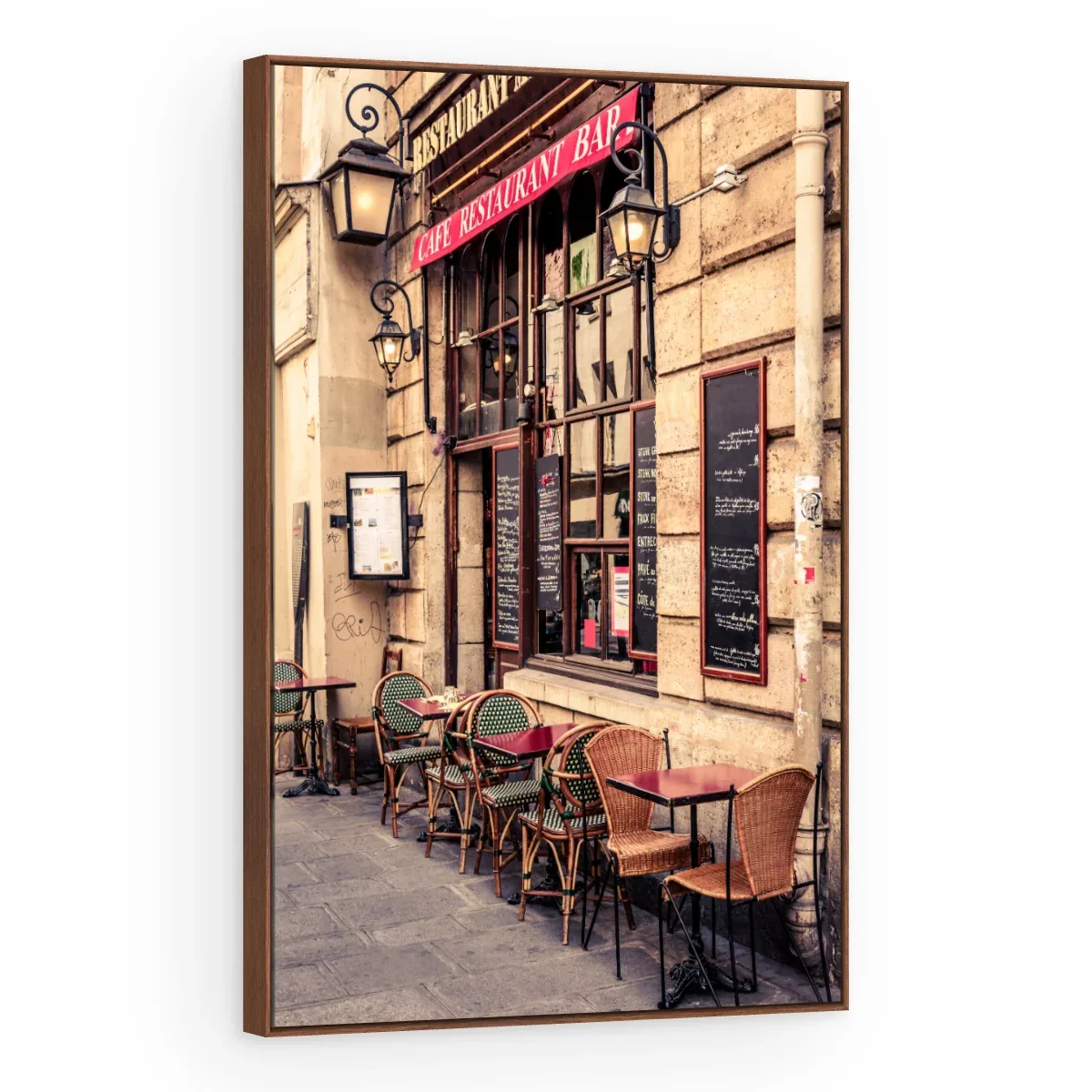 Quadro Decorativo Canvas Bistrô Parisiense - CI0185