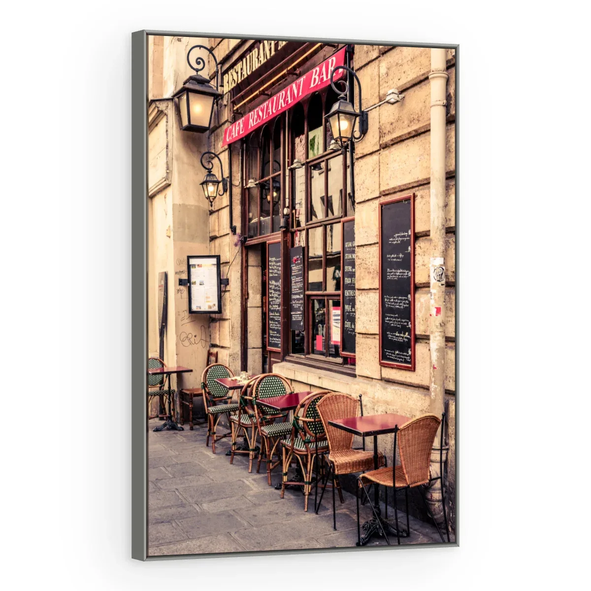 Quadro Decorativo Canvas Bistrô Parisiense - CI0185