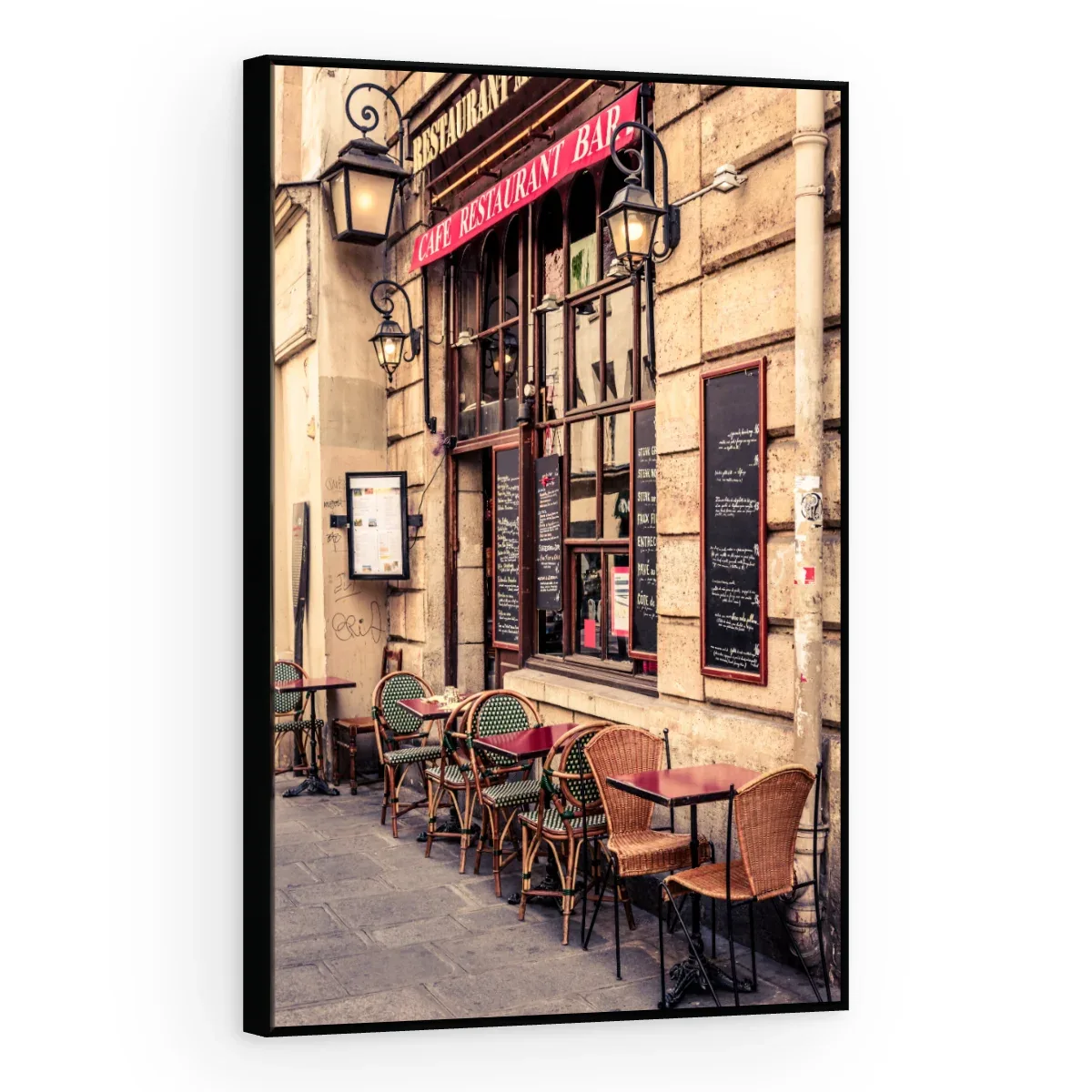 Quadro Decorativo Canvas Bistrô Parisiense - CI0185