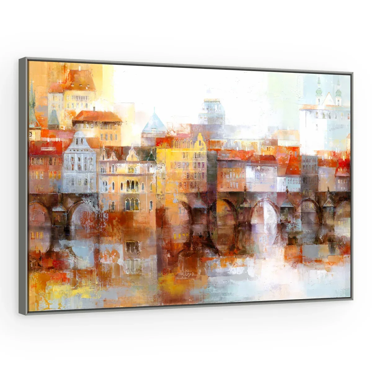 Quadro Decorativo Canvas Praga Abstrata - CI0186