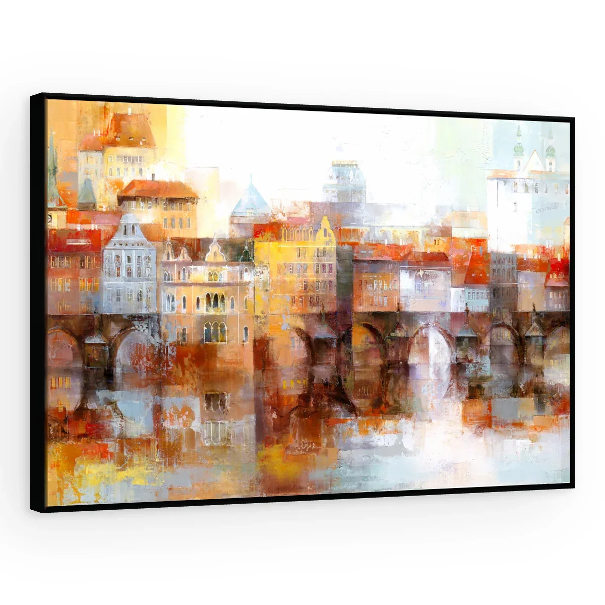 Quadro Decorativo Canvas Praga Abstrata - CI0186