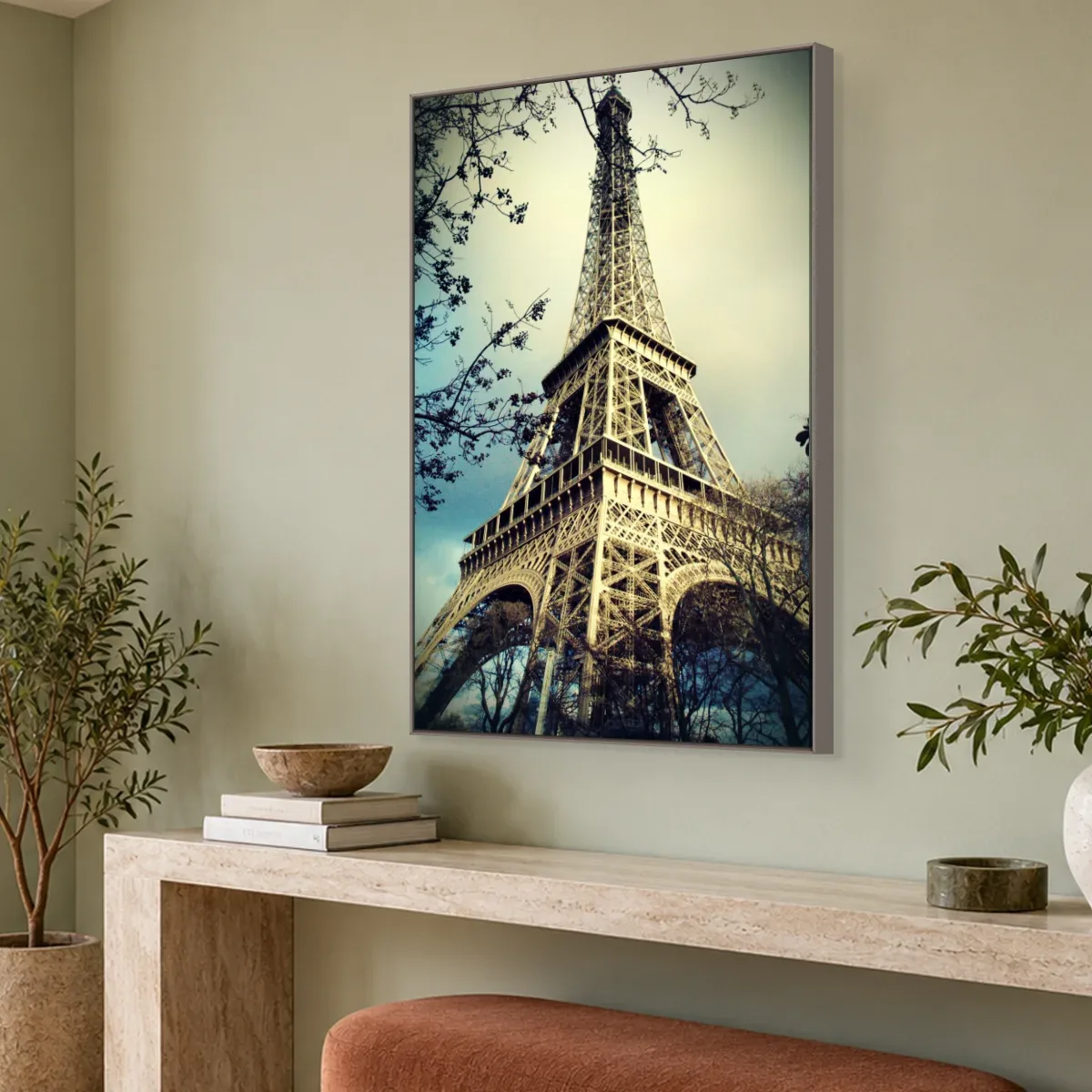 Quadro Decorativo Canvas Eiffel Nostálgica - CI0190
