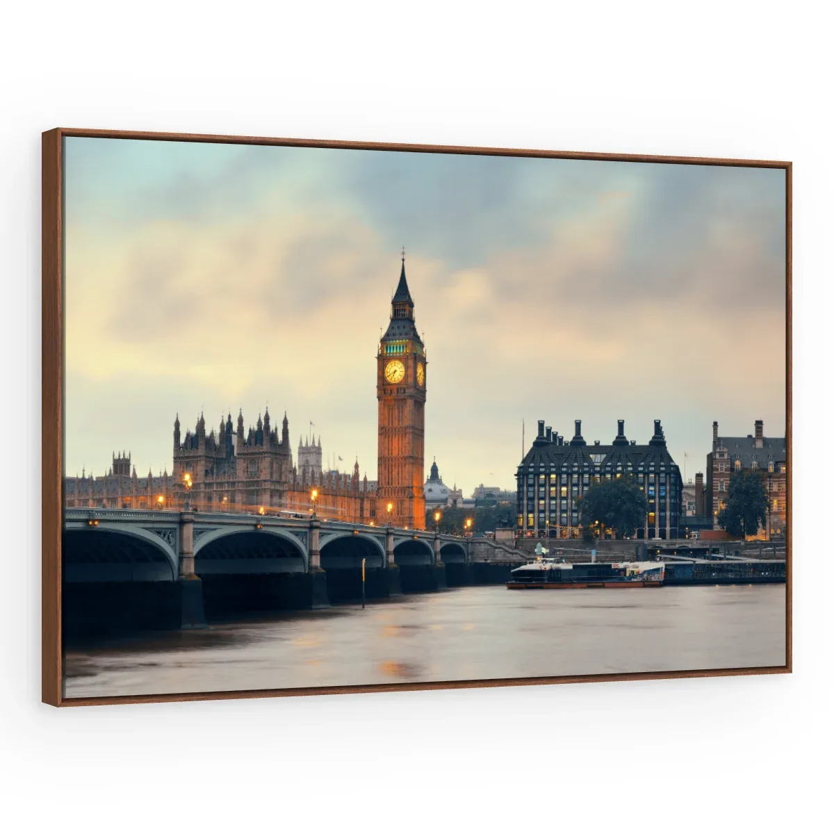 Quadro Decorativo Canvas Westminster Panorâmico - CI0191