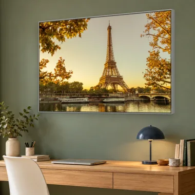 Quadro Decorativo Canvas Eiffel Outonal - CI0193
