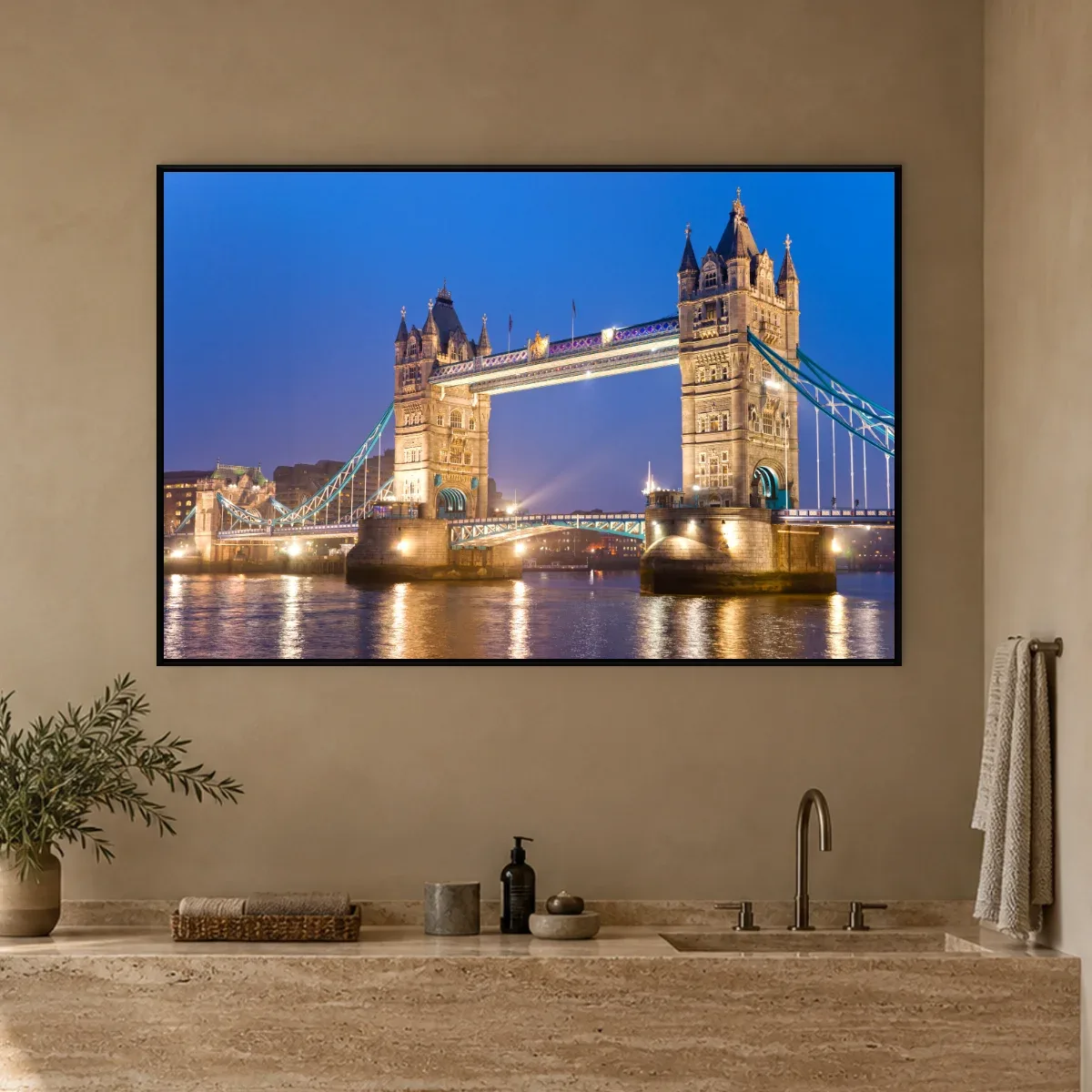 Quadro Decorativo Canvas Tower Bridge - CI0194