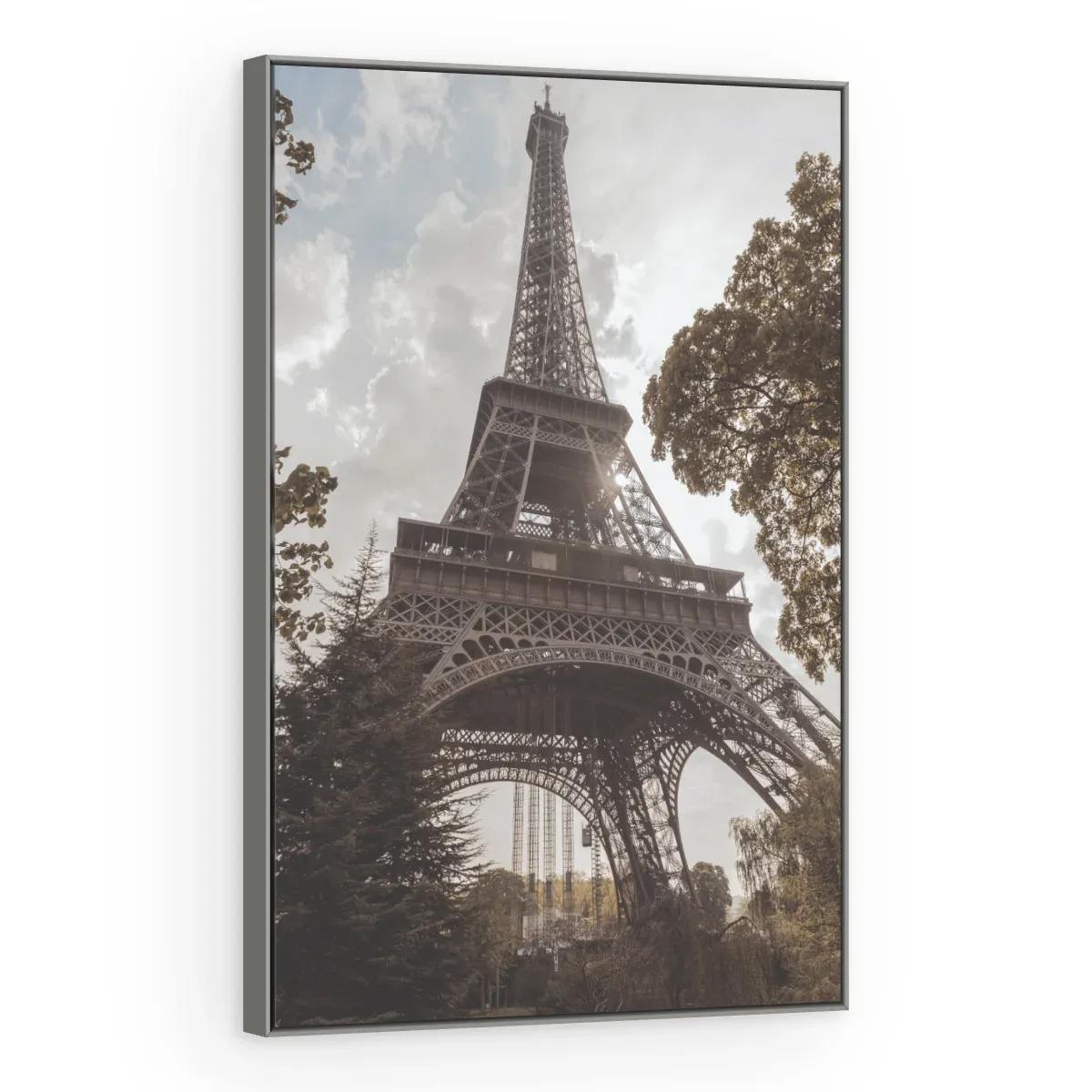 Quadro Decorativo Canvas Eiffel Arborizada - CI0196