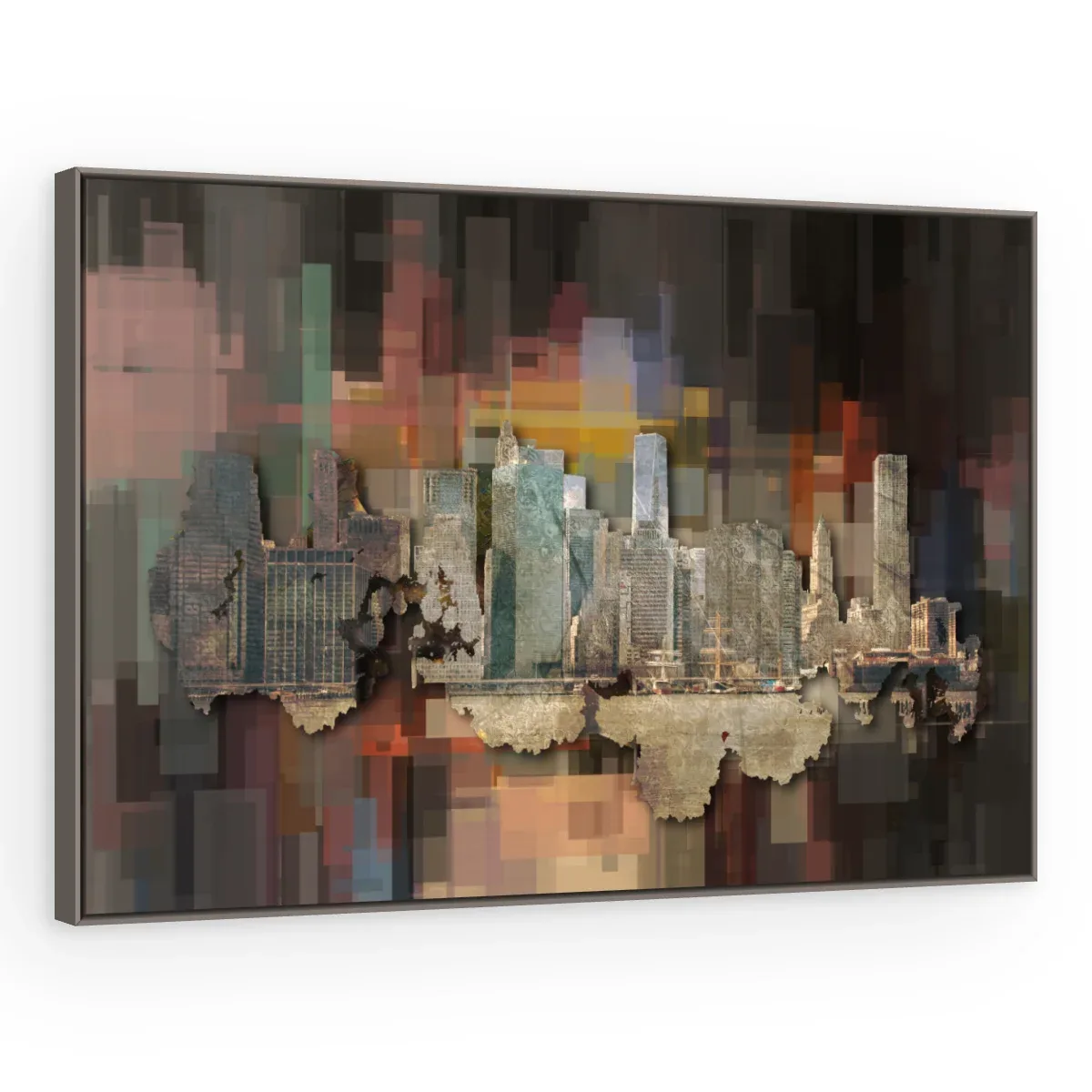Quadro Decorativo Canvas Metrópole Digital - CI0200