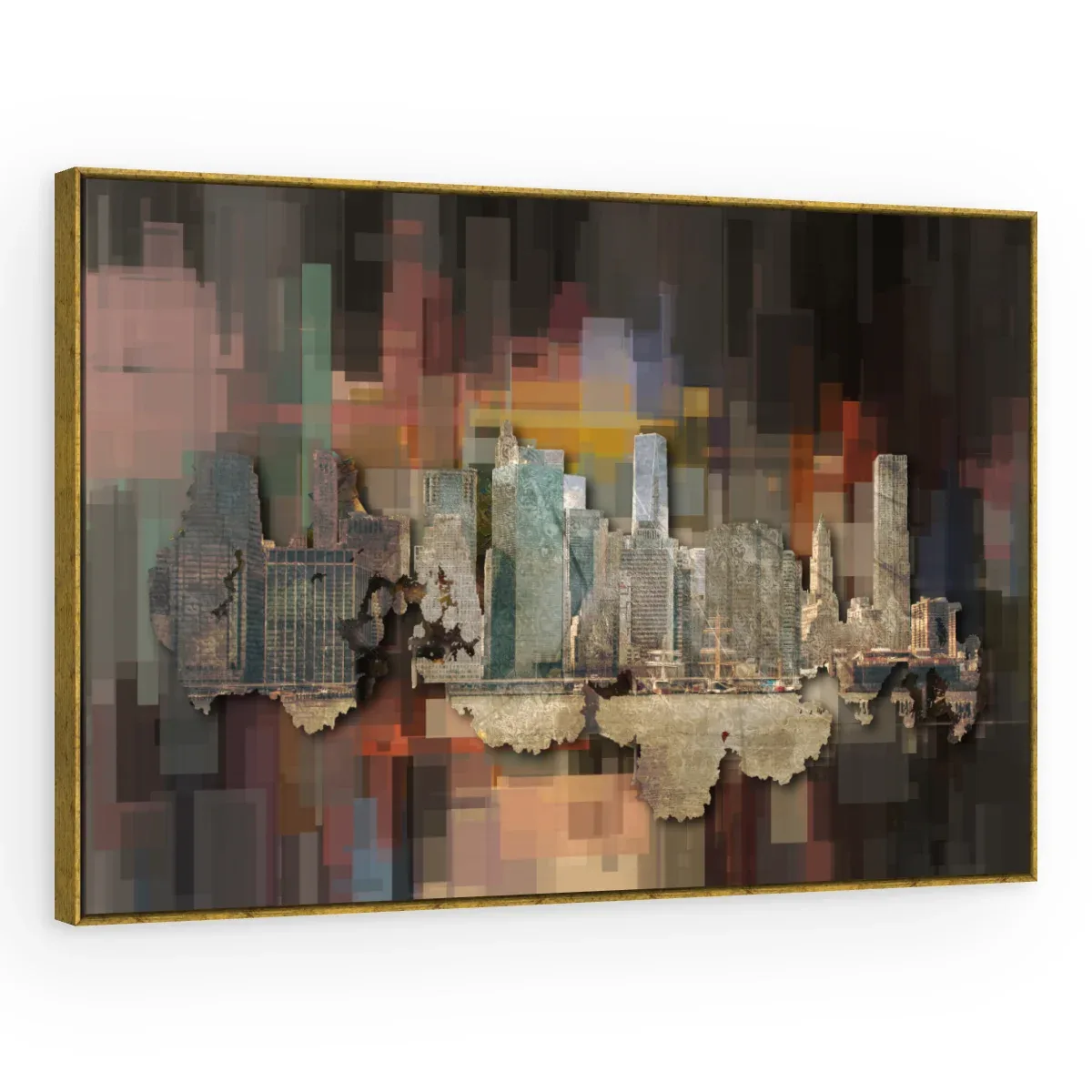 Quadro Decorativo Canvas Metrópole Digital - CI0200