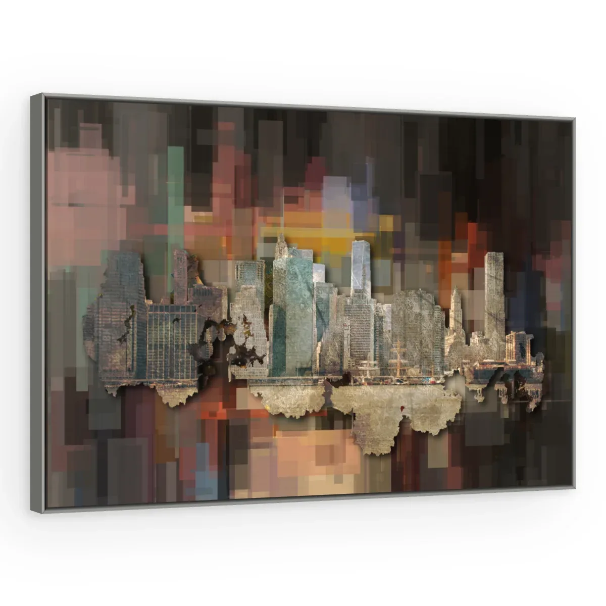 Quadro Decorativo Canvas Metrópole Digital - CI0200