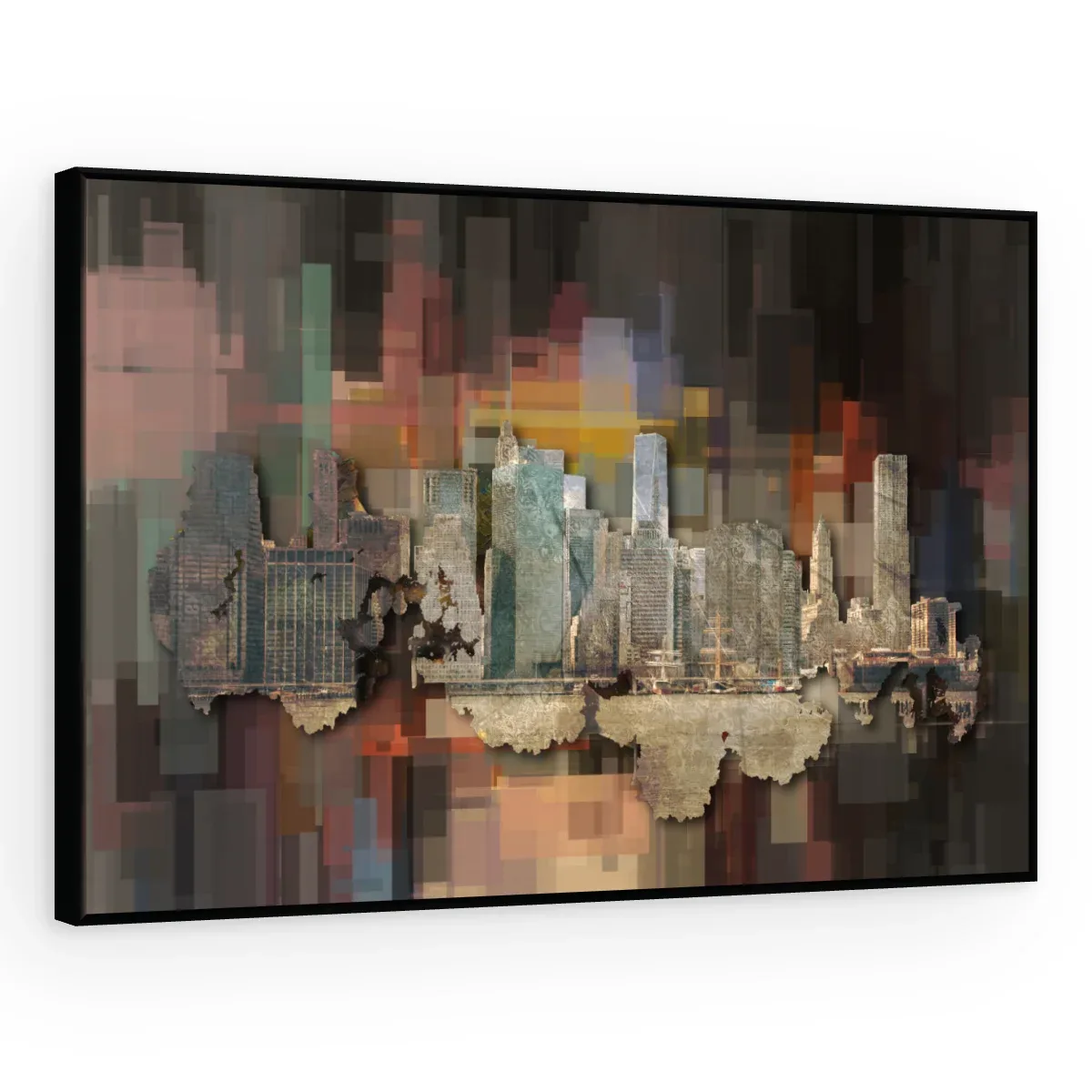 Quadro Decorativo Canvas Metrópole Digital - CI0200