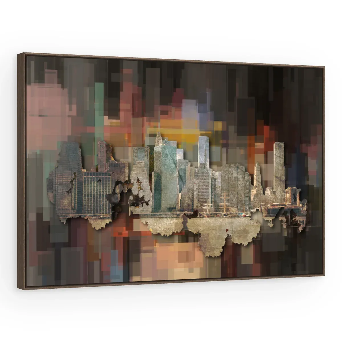 Quadro Decorativo Canvas Metrópole Digital - CI0200