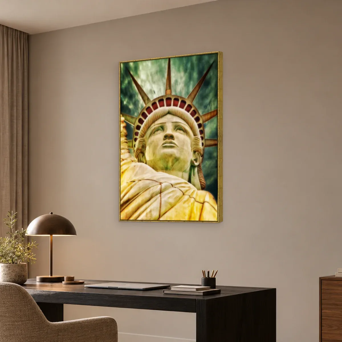 Quadro Decorativo Canvas Estátua Liberdade - CI0204