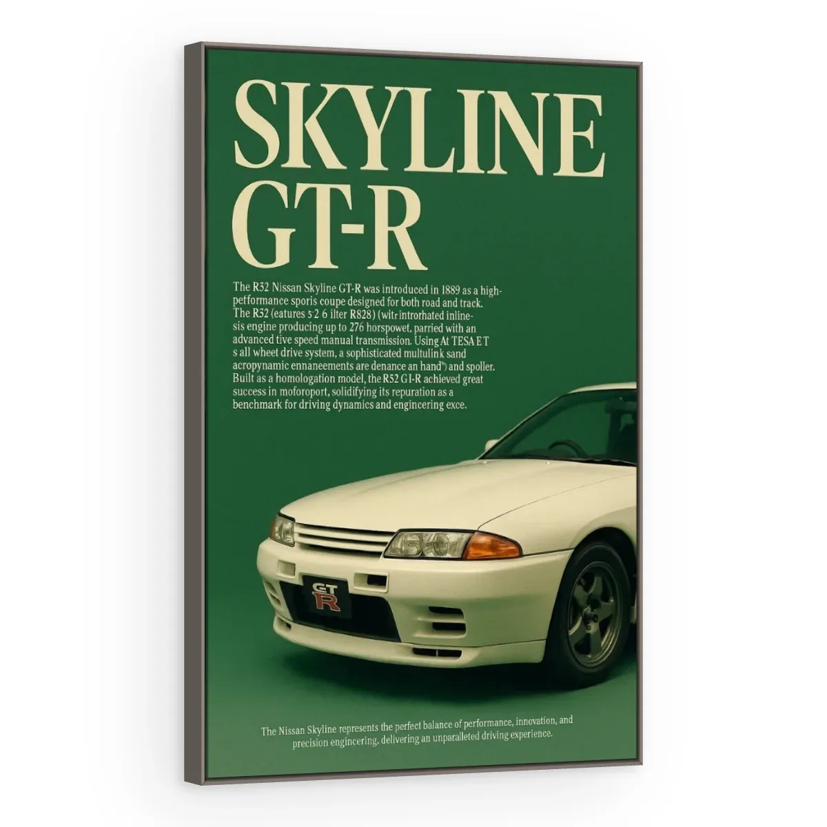 Quadro Decorativo Canvas Nissan Skyline - CR0004