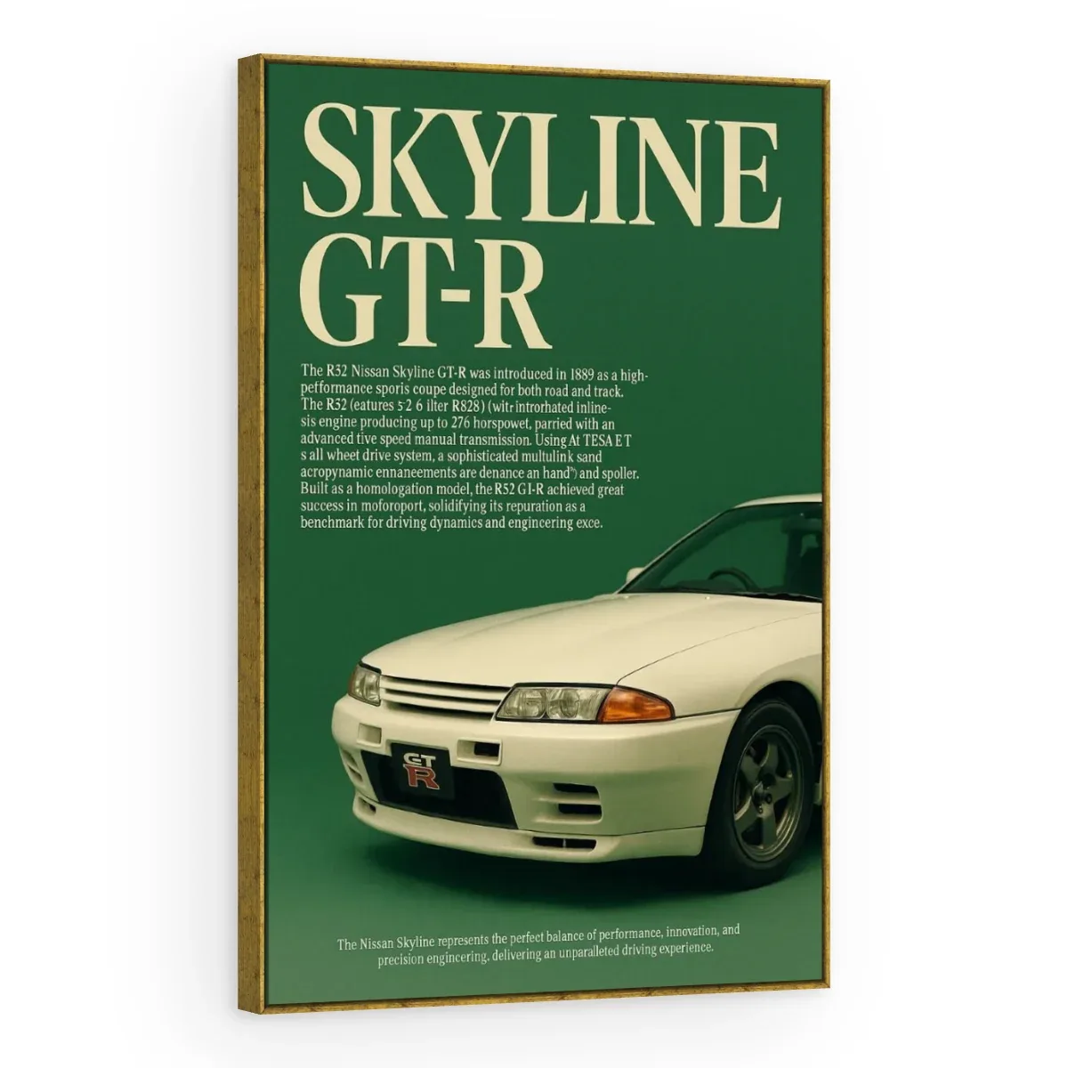 Quadro Decorativo Canvas Nissan Skyline - CR0004