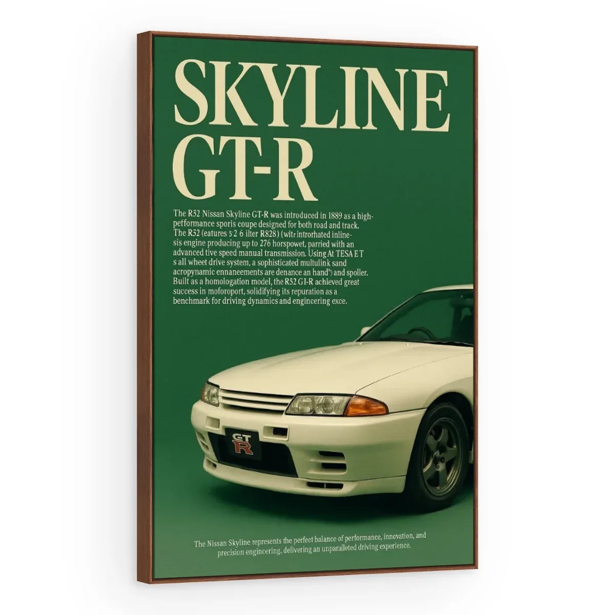 Quadro Decorativo Canvas Nissan Skyline - CR0004