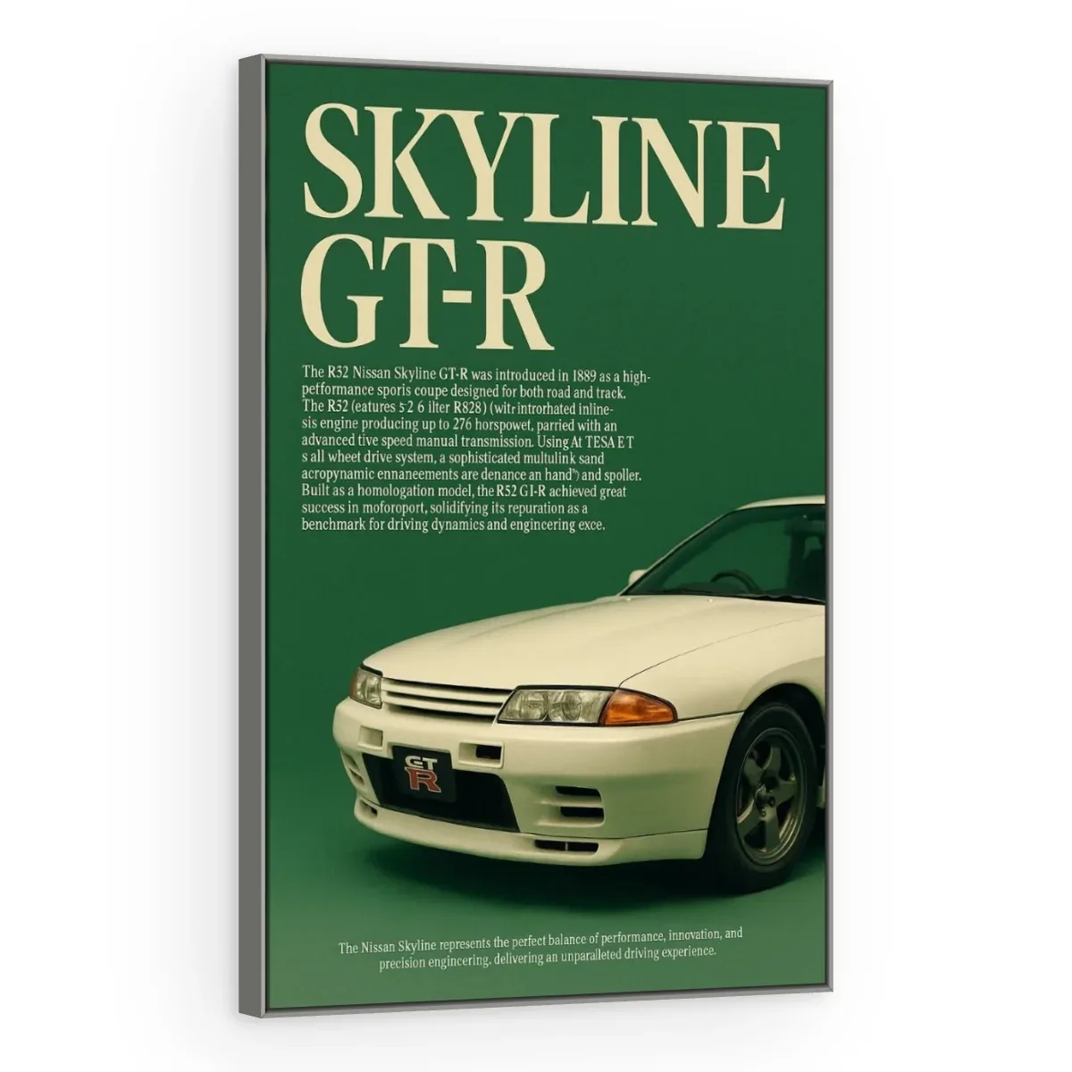 Quadro Decorativo Canvas Nissan Skyline - CR0004