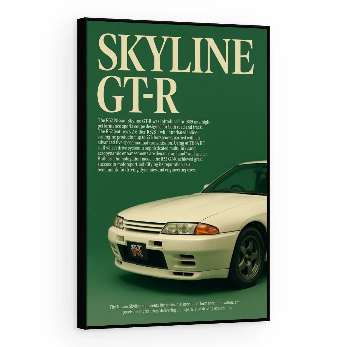 Quadro Decorativo Canvas Nissan Skyline - CR0004