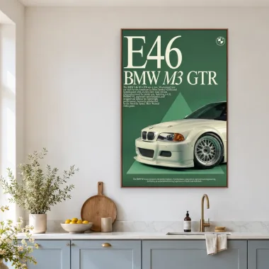 Quadro Decorativo Canvas BMW E46 - CR0005