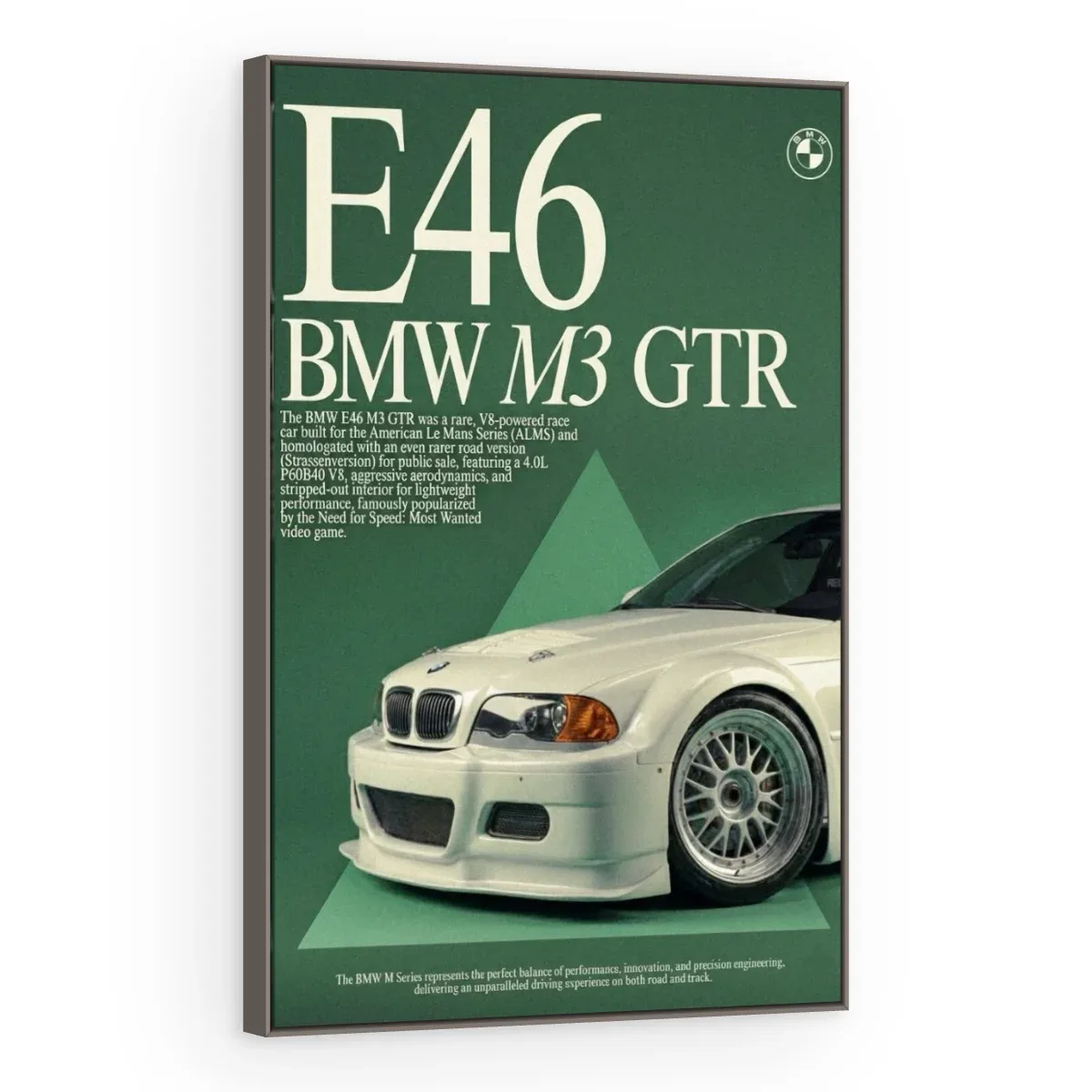 Quadro Decorativo Canvas BMW E46 - CR0005