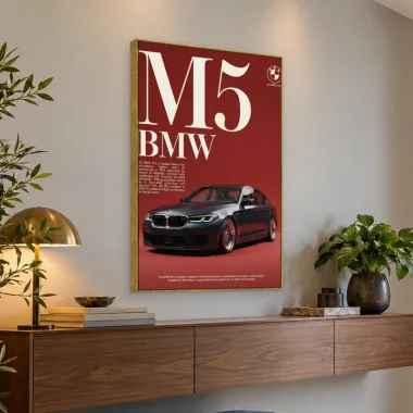 Quadro Decorativo Canvas BMW M5 - CR0006