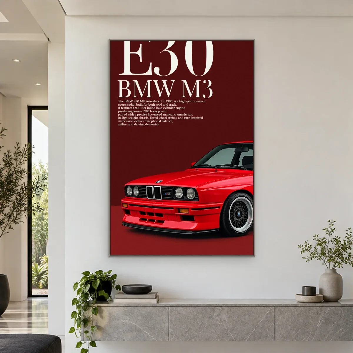 Quadro Decorativo Canvas BMW M3 - CR0007