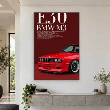 Quadro Decorativo Canvas BMW M3 - CR0007