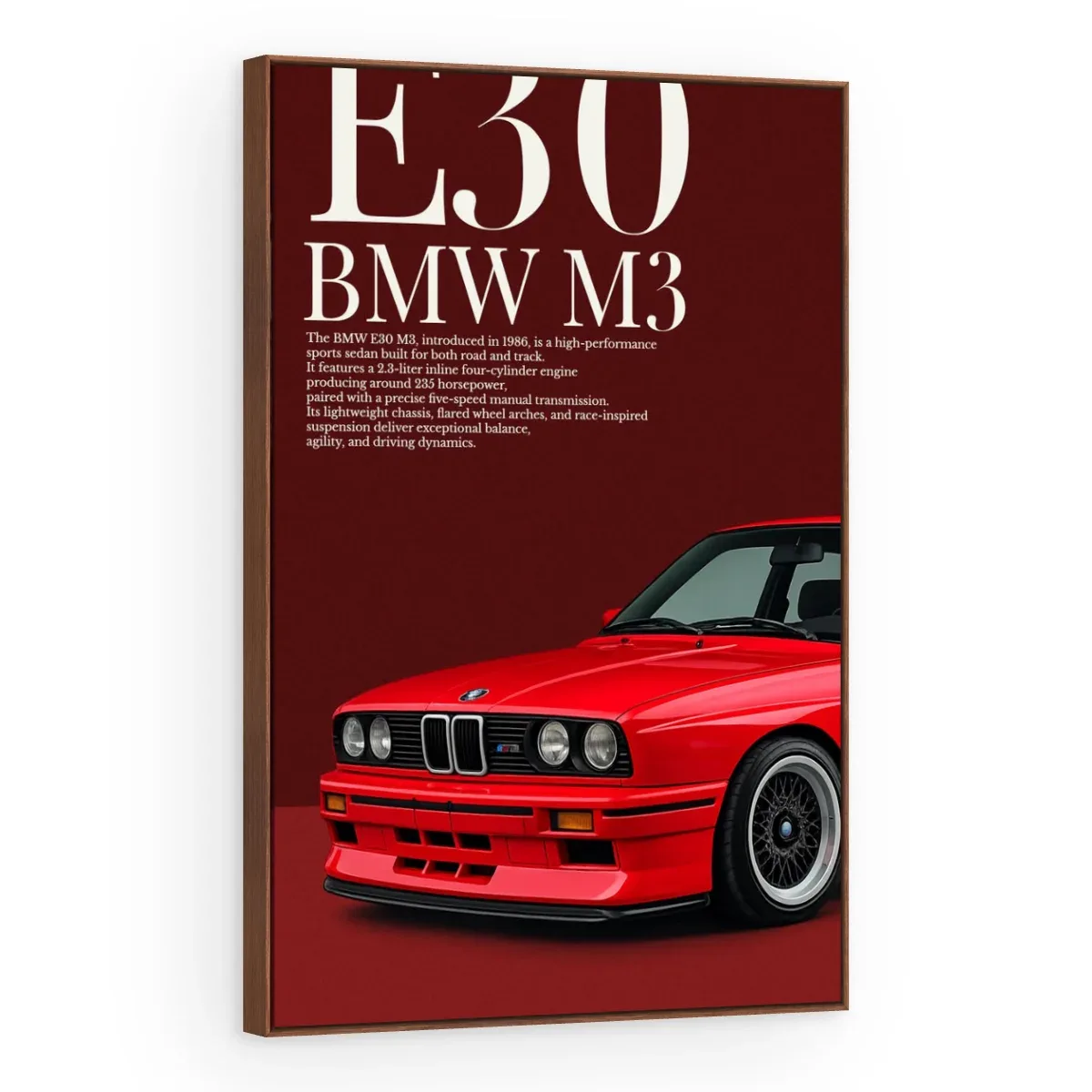 Quadro Decorativo Canvas BMW M3 - CR0007