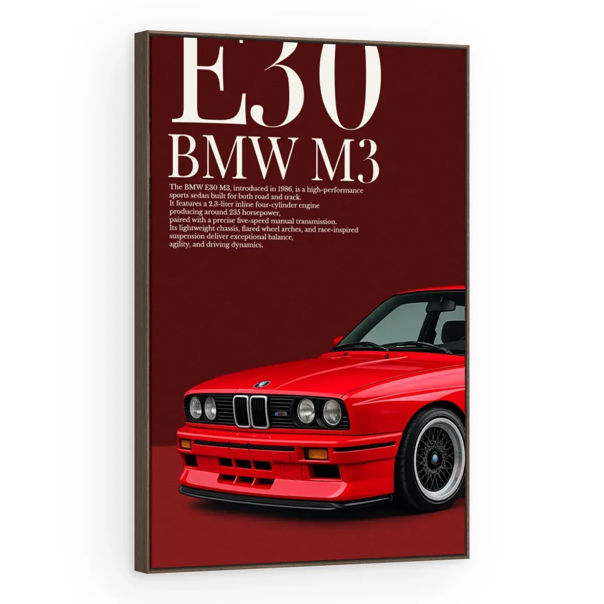 Quadro Decorativo Canvas BMW M3 - CR0007