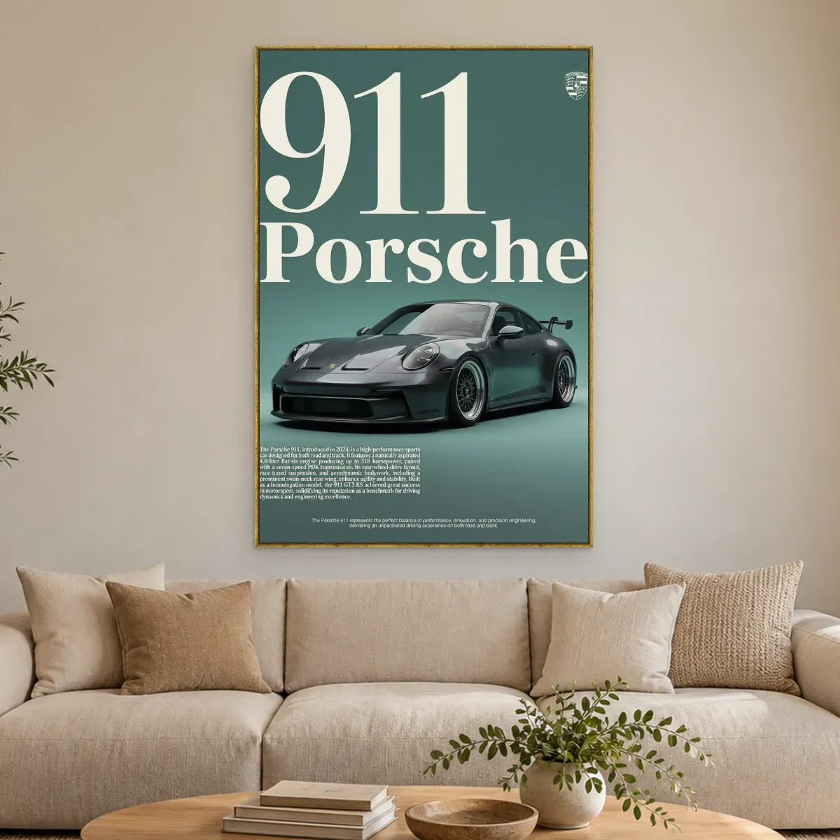 Quadro Decorativo Canvas Porsche 911 - CR0010