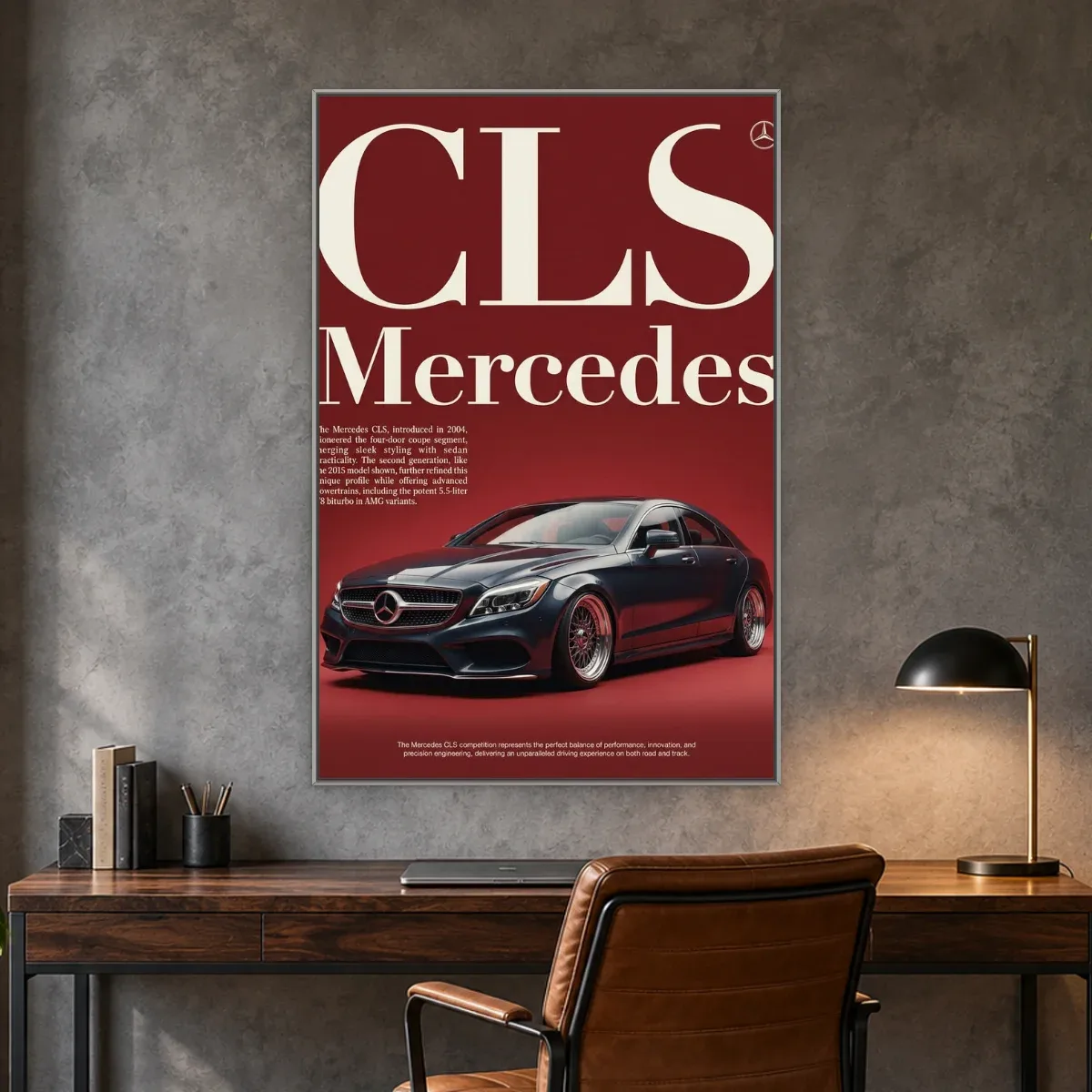 Quadro Decorativo Canvas Mercedes CLS - CR0011