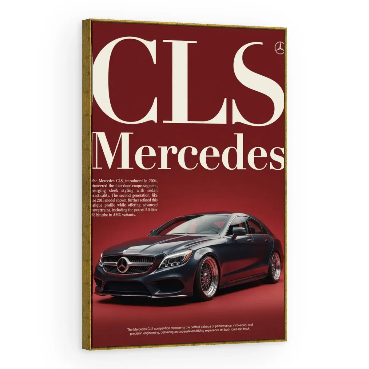 Quadro Decorativo Canvas Mercedes CLS - CR0011