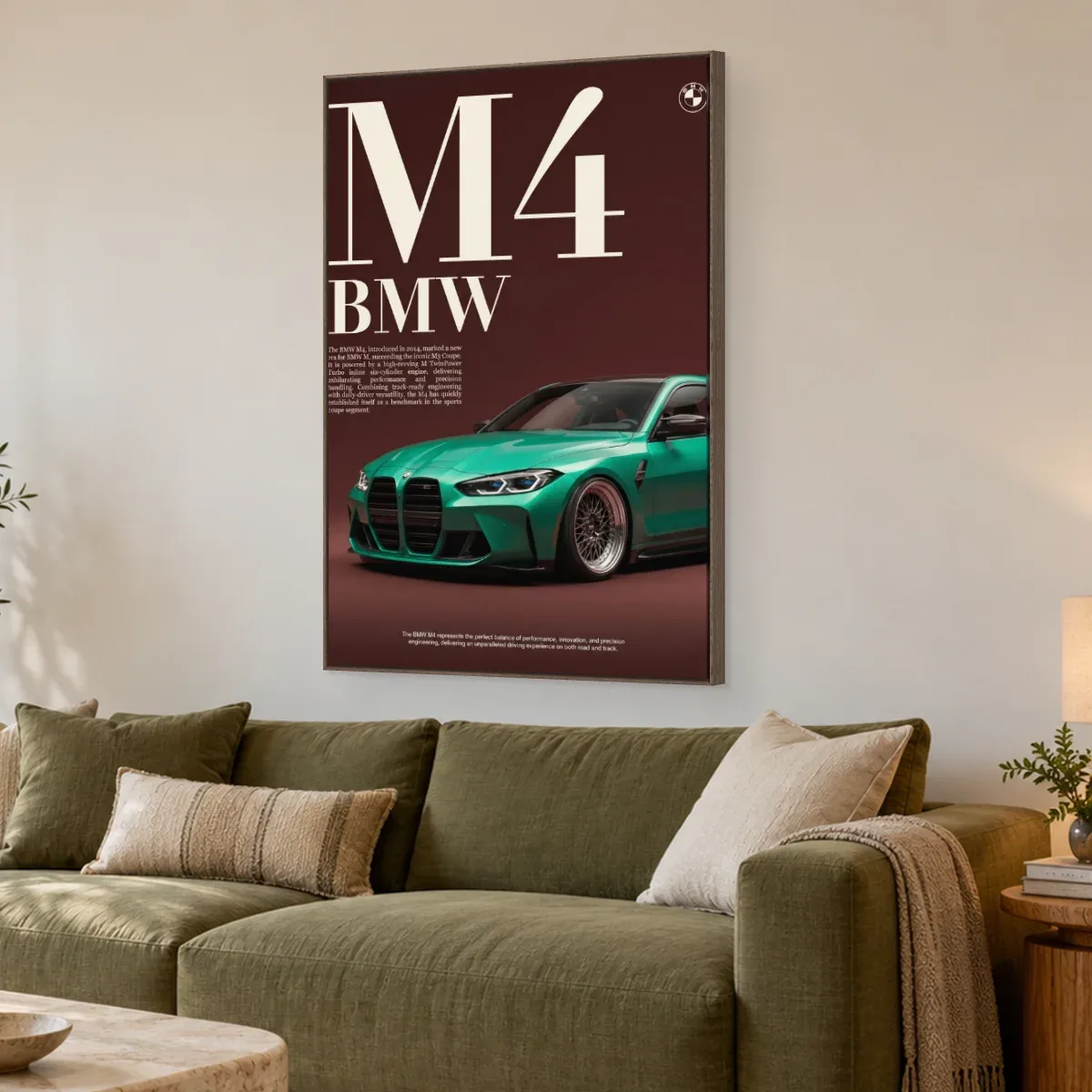 Quadro Decorativo Canvas BMW M4 - CR0013