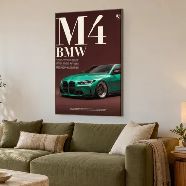 Quadro Decorativo Canvas BMW M4 - CR0013