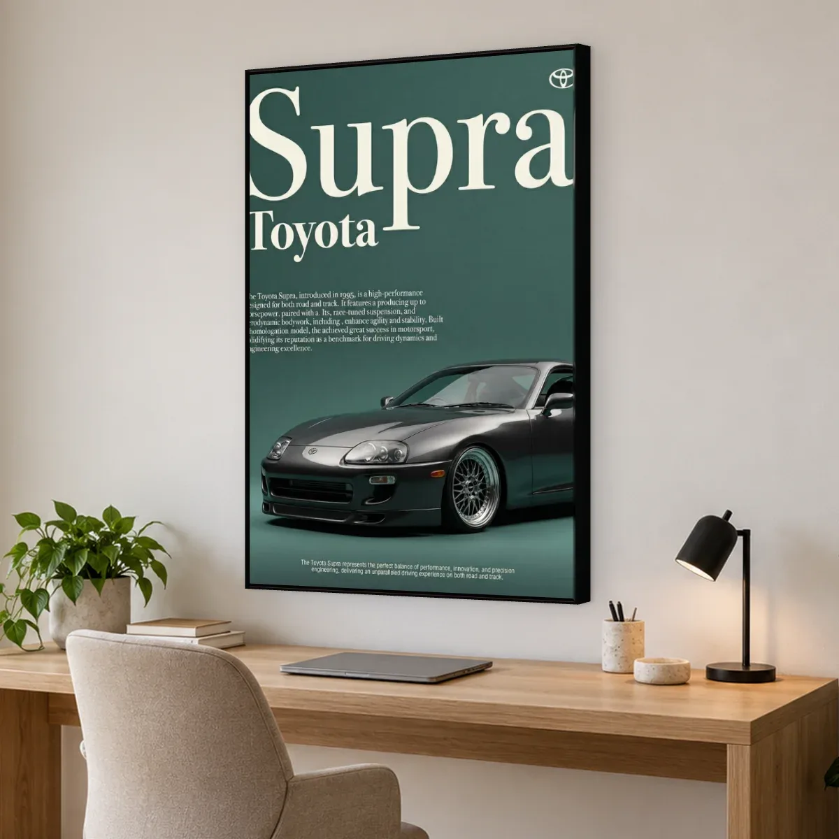 Quadro Decorativo Canvas Toyota Supra - CR0015