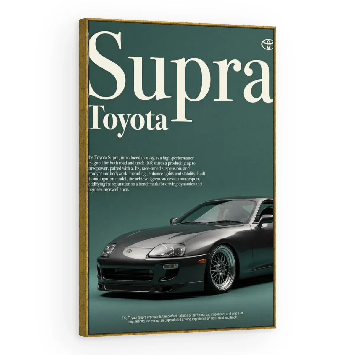 Quadro Decorativo Canvas Toyota Supra - CR0015